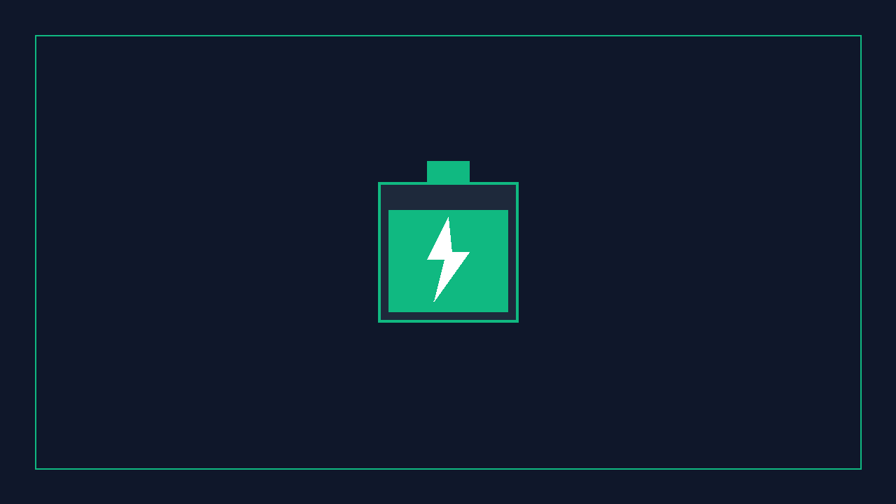 Icono de batería cargada representando la optimización de batería en un smartphone